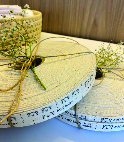 Etiquetas e Fitas de Algodão Cru