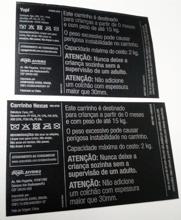Etiquetas de tecido com adesivo, identificação de jeans, produtos infantis, etc.